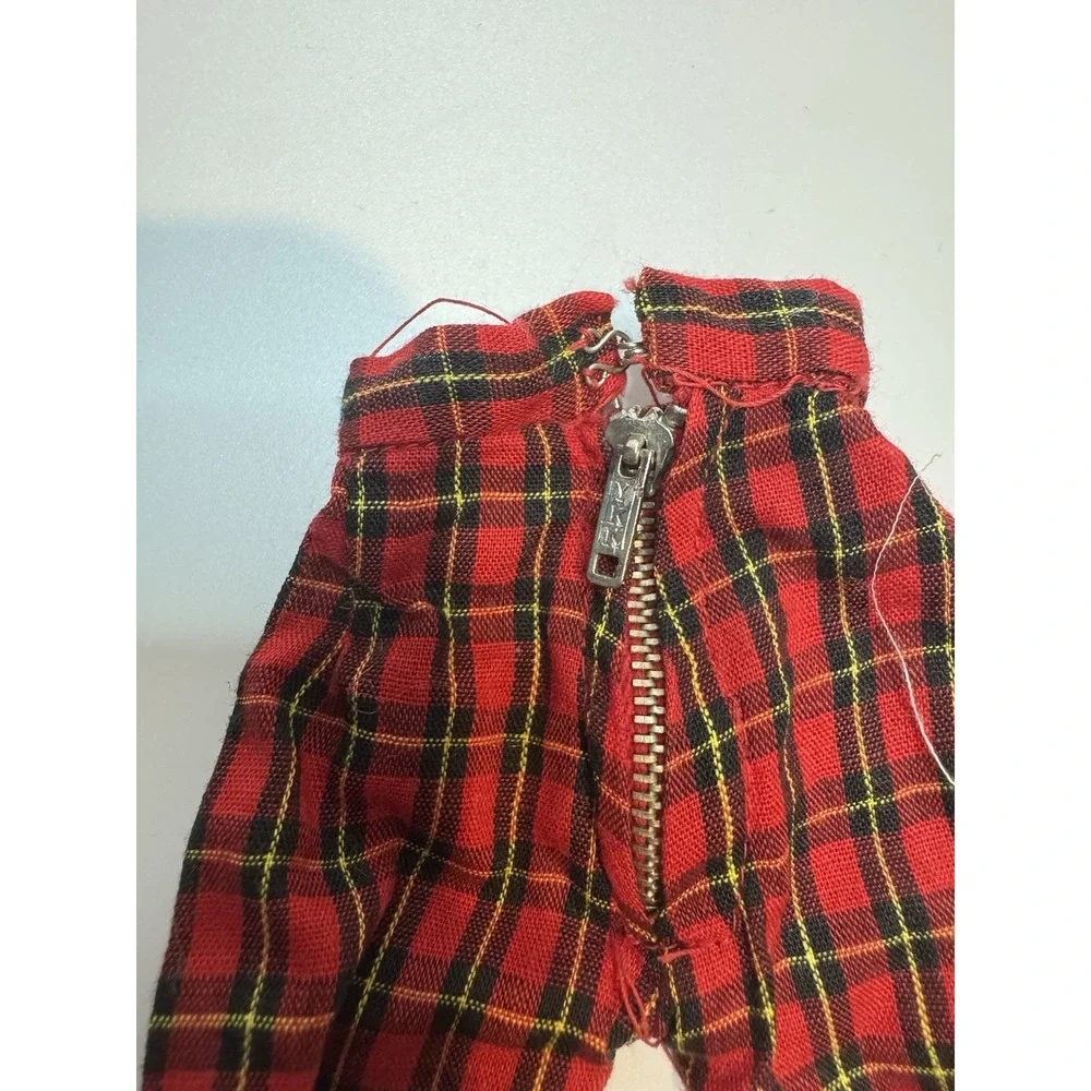 Vintage Judy Littlechap Corduroy Jacket With Red‎ Plaid Pants And Scarf